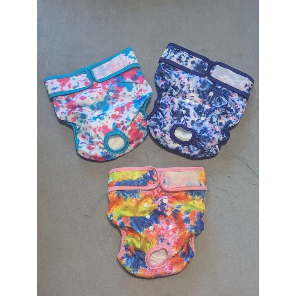 New! Washable Reusable Female Dog Diapers Highly Absorbent XL 6-pack